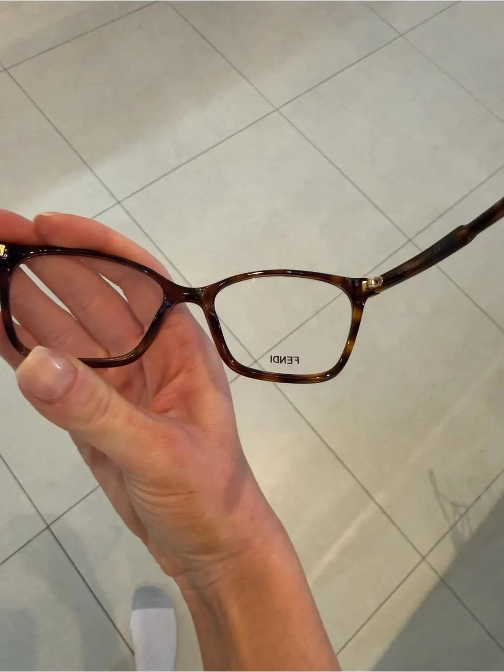 Fendi FF 0466/G Tortoise Cat-Eye Eyeglasses NWT